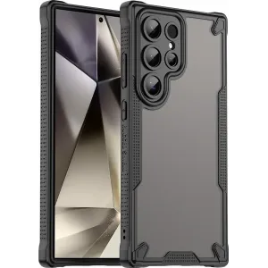 Phonesta Shockproof Armor Back Cover hoesje voor Samsung Galaxy S24 Ultra - Zwart