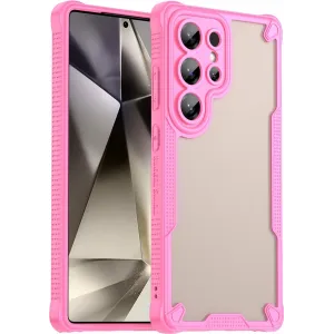 Phonesta Shockproof Armor Back Cover hoesje voor Samsung Galaxy S25 Ultra - Roze