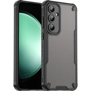 Phonesta Shockproof Armor Back Cover hoesje voor Samsung Galaxy S24 FE - Zwart