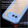 Phonesta Shockproof Armor Back Cover hoesje voor Google Pixel 9a - Blauw 4