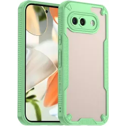 Phonesta Shockproof Armor Back Cover hoesje voor Google Pixel 9a - Groen