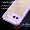 Phonesta Shockproof Armor Back Cover hoesje voor Google Pixel 9a - Paars 4