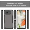 Phonesta Shockproof Armor Back Cover hoesje voor Google Pixel 9a - Zwart 2