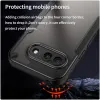 Phonesta Shockproof Armor Back Cover hoesje voor Google Pixel 9a - Zwart 4
