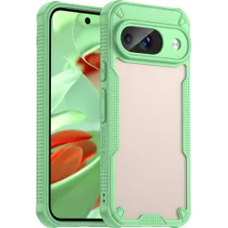 Phonesta Shockproof Armor Back Cover hoesje voor Google Pixel 9 - Groen