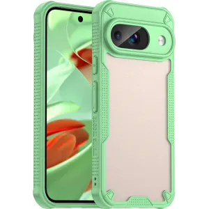 Phonesta Shockproof Armor Back Cover hoesje voor Google Pixel 9 - Groen