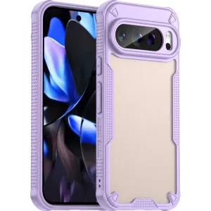 Phonesta Shockproof Armor Back Cover hoesje voor Google Pixel 9 Pro - Paars