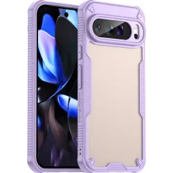 Phonesta Shockproof Armor Back Cover hoesje voor Google Pixel 9 Pro XL - Paars