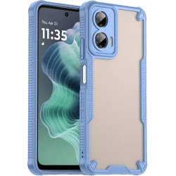 Phonesta Shockproof Armor Back Cover hoesje voor Motorola Moto G35 - Blauw