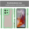 Phonesta Shockproof Armor Back Cover hoesje voor Motorola Moto G75 - Groen 2
