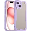 Phonesta Shockproof Armor Back Cover hoesje voor Apple iPhone 15 - Paars