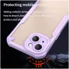 Phonesta Shockproof Armor Back Cover hoesje voor Apple iPhone 15 - Paars 4
