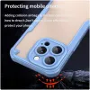 Phonesta Shockproof Armor Back Cover hoesje voor Apple iPhone 15 Pro - Blauw 4
