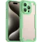 Phonesta Shockproof Armor Back Cover hoesje voor Apple iPhone 15 Pro - Groen