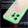 Phonesta Shockproof Armor Back Cover hoesje voor Apple iPhone 15 Pro - Groen 4