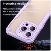 Phonesta Shockproof Armor Back Cover hoesje voor Apple iPhone 15 Pro Max - Paars 4