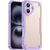 Phonesta Shockproof Armor Back Cover hoesje voor Apple iPhone 16 Plus - Paars