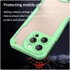Phonesta Shockproof Armor Back Cover hoesje voor Apple iPhone 16 Pro - Groen 4