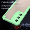 Phonesta Shockproof Armor Back Cover hoesje voor Samsung Galaxy S23 - Groen 4
