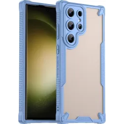 Phonesta Shockproof Armor Back Cover hoesje voor Samsung Galaxy S23 Ultra - Blauw