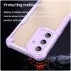 Phonesta Shockproof Armor Back Cover hoesje voor Samsung Galaxy S25/S24 - Paars 4