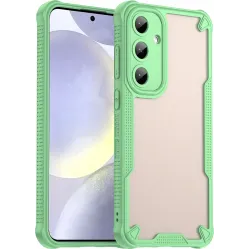 Phonesta Shockproof Armor Back Cover hoesje voor Samsung Galaxy S25 Plus/S24 Plus - Groen
