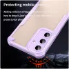 Phonesta Shockproof Armor Back Cover hoesje voor Samsung Galaxy S25 Plus/S24 Plus - Paars 4