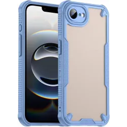 Phonesta Shockproof Armor Back Cover hoesje voor Apple iPhone 17e/16e - Blauw