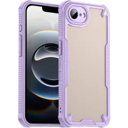 Phonesta Shockproof Armor Back Cover hoesje voor Apple iPhone 17e/16e - Paars