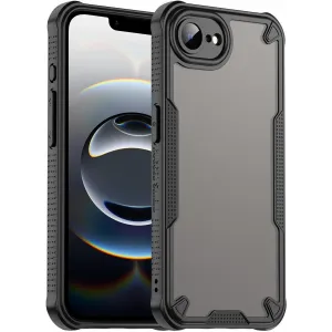 Phonesta Shockproof Armor Back Cover hoesje voor Apple iPhone 17e/16e - Zwart