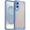 Phonesta Shockproof Armor Back Cover hoesje voor Samsung Galaxy S25 Edge - Blauw