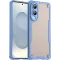 Phonesta Shockproof Armor Back Cover hoesje voor Samsung Galaxy S25 Edge - Blauw
