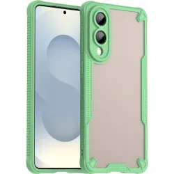 Phonesta Shockproof Armor Back Cover hoesje voor Samsung Galaxy S25 Edge - Groen