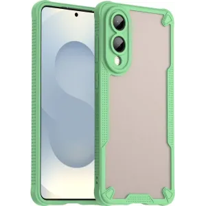 Phonesta Shockproof Armor Back Cover hoesje voor Samsung Galaxy S25 Edge - Groen