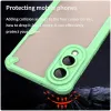 Phonesta Shockproof Armor Back Cover hoesje voor Samsung Galaxy S25 Edge - Groen 4