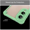 Phonesta Shockproof Armor Back Cover hoesje voor Samsung Galaxy S25 Edge - Groen 8