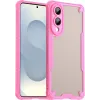 Phonesta Shockproof Armor Back Cover hoesje voor Samsung Galaxy S25 Edge - Roze