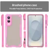 Phonesta Shockproof Armor Back Cover hoesje voor Samsung Galaxy S25 Edge - Roze 2
