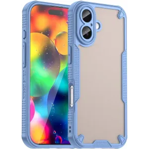 Phonesta Shockproof Armor Back Cover hoesje voor Apple iPhone 17 - Blauw
