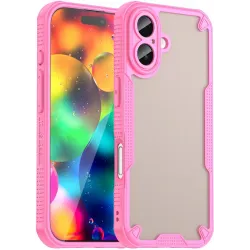Phonesta Shockproof Armor Back Cover hoesje voor Apple iPhone 17 - Roze