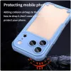 Phonesta Shockproof Armor Back Cover hoesje voor Apple iPhone 17 Pro - Blauw 6