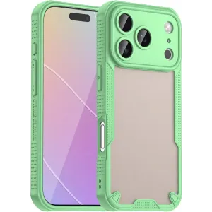 Phonesta Shockproof Armor Back Cover hoesje voor Apple iPhone 17 Pro - Groen