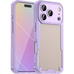 Phonesta Shockproof Armor Back Cover hoesje voor Apple iPhone 17 Pro - Paars