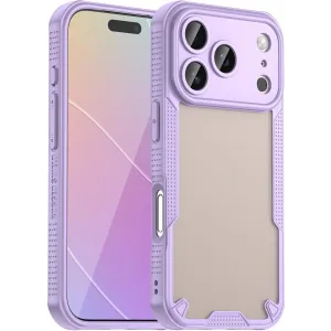 Phonesta Shockproof Armor Back Cover hoesje voor Apple iPhone 17 Pro - Paars
