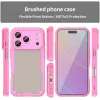 Phonesta Shockproof Armor Back Cover hoesje voor Apple iPhone 17 Pro - Roze 4