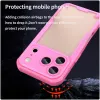 Phonesta Shockproof Armor Back Cover hoesje voor Apple iPhone 17 Pro - Roze 6