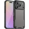Phonesta Shockproof Armor Back Cover hoesje voor Apple iPhone 17 Pro - Zwart