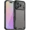 Phonesta Shockproof Armor Back Cover hoesje voor Apple iPhone 17 Pro - Zwart