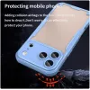 Phonesta Shockproof Armor Back Cover hoesje voor Apple iPhone 17 Pro Max - Blauw 4