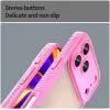 Phonesta Shockproof Armor Back Cover hoesje voor Apple iPhone 17 Pro Max - Roze 6